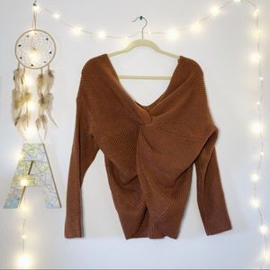 Miracle USA Tie Back Knit Sweater